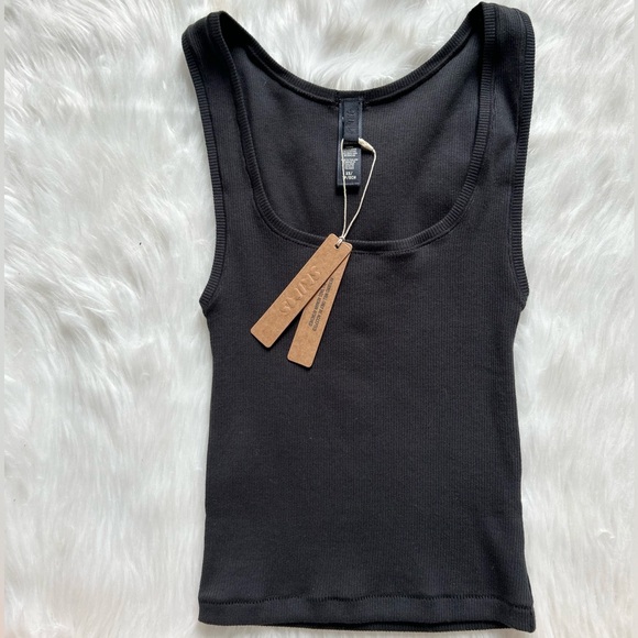 SKIMS Tops - 🖤SKIMS Cotton Rib Tank XS AP-TNK-0038
